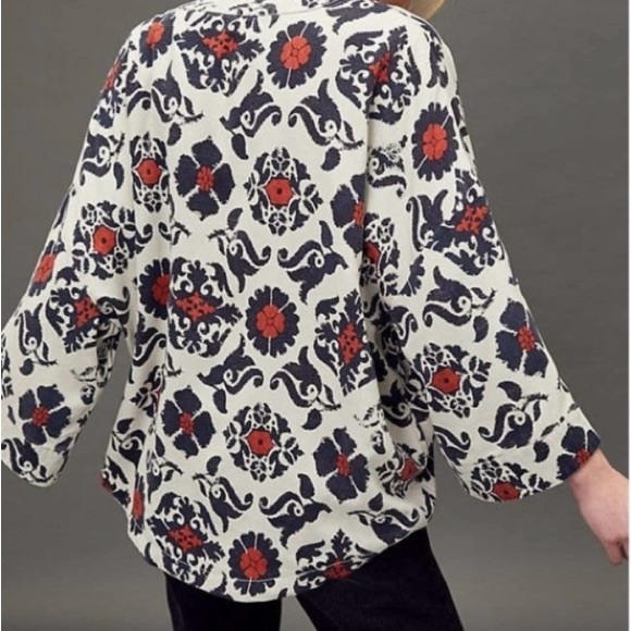 Anthropologie Ikat 2x Kimono Jacket - Picture 6 of 6